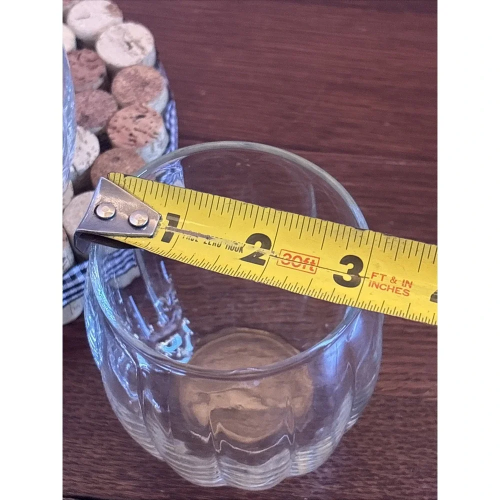 LIBBEY CRISA  GLASS SAMBA‎ DOUBLE OLD FASHIONED GLASSES SET OF 2